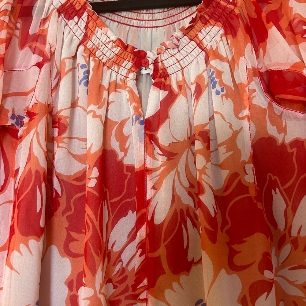 Diane von Furstenberg DVF Jeannette silk blouse Size S - Picture 5 of 14